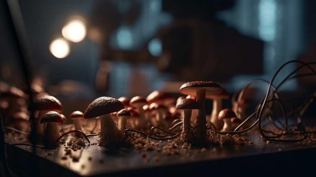 The Electric Conversations of Mushrooms After a Rainfall